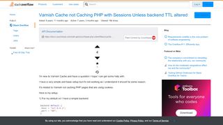 
                            4. Varnish Cache not Caching PHP with Sessions Unless backend TTL ...