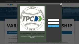 
                            12. Varsity Elite Membership | - TPC Baseball & Softball