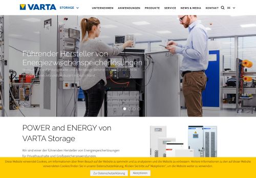
                            4. VARTA Storage - Führender Hersteller von Energiespeicherlösungen
