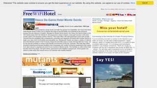 
                            1. Vasco Da Gama Hotel Monte Gordo - Internet or WiFi connection in ...