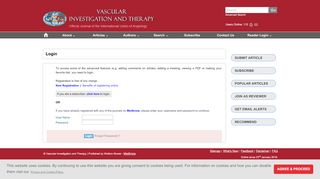 
                            12. Vascular Investigation and Therapy : Login