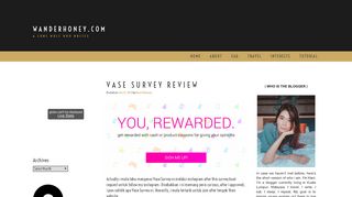 
                            6. Vase Survey Review - Wanderhoney.Com