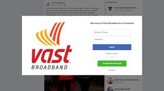 
                            6. Vast Broadband - Recently we launched our Vast VIP loyalty ...