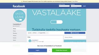 
                            8. Vastalääke.fi - Home | Facebook