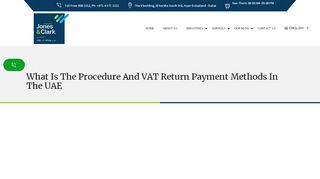 
                            11. VAT Return Payment Methods and Procedure In The UAE