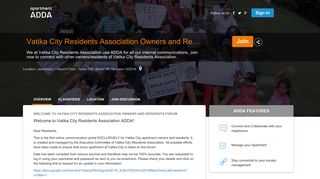 
                            6. Vatika City Residents Association | Residents/Owners Community ...