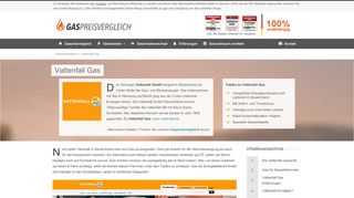
                            10. Vattenfall Gas ▷ die Gastarife der Vattenfall GmbH - Gaspreisvergleich