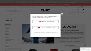 
                            3. Vaude Outdoor Ausrüstung & Kleidung | campz.ch