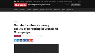 
                            13. Vauxhall embraces messy reality of parenting in Crossland X campaign