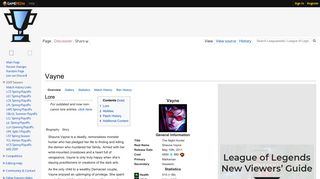 
                            10. Vayne - Leaguepedia | League of Legends Esports Wiki