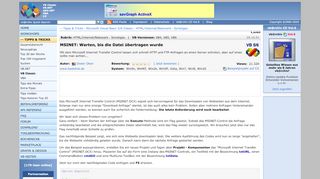 
                            1. vb@rchiv · Tipps & Tricks · MSINET: Warten, bis die Datei übertragen ...