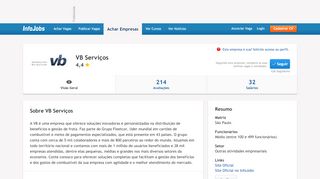
                            9. VB SERVIÇOS - Por Dentro da Empresa | Infojobs