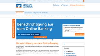 
                            7. VB Sulmtal - Online-Banking Benachrichtigung - Volksbank Sulmtal