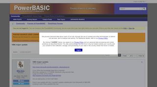 
                            11. VB6 major update - PowerBASIC Peer Support Community