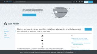 
                            10. vba - Making a dynamic parser to collect data from a javascript ...