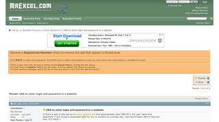 
                            10. VBA to enter login and password in a website - Mr. Excel