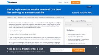 
                            8. VBA to login to secure website, download CSV Excel files and copy to ...