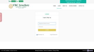 
                            6. VBC Jewellery - Login