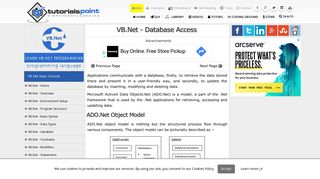 
                            12. VB.Net Database Access - TutorialsPoint