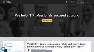 
                            11. VBSCRIPT: Login to .asp page, 'Click' on Inquiry, Enter multiple ...