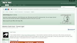 
                            4. vBulletin Cache Issue - Cannot Login - Digital Point Forums