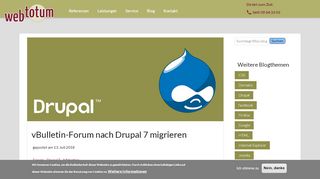 
                            4. vBulletin-Forum nach Drupal 7 migrieren | webtotum - Rüdiger und ...