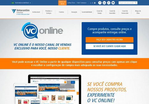 
                            1. VC Online - Votorantim Cimentos