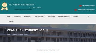 
                            5. Vcampus – Student Login - St. Joseph University In Tanzania