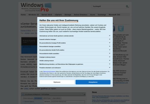 
                            8. vCenter Server Appliance 6.5: root-Passwort zurücksetzen, Konto ...