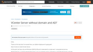 
                            4. VCenter Server without domain and AD? - Virtualization ...
