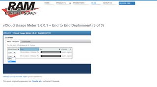 
                            12. vCloud Usage Meter 3.6.0.1 – End to End Deployment (3 of 3)