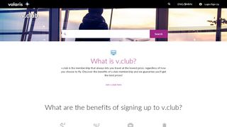 
                            4. v.club: the Volaris membership program