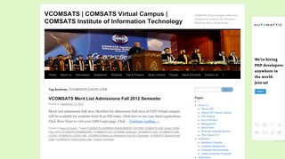 
                            6. VCOMSATS LOGIN LINK | VCOMSATS | COMSATS Virtual ...