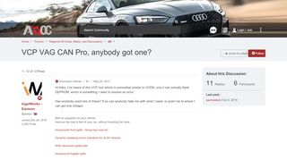 
                            13. VCP VAG CAN Pro, anybody got one? - Audi A5 Forum & Audi S5 Forum