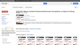 
                            11. VCP5-DCV VMware Certified Professional-Data Center Virtualization on ...