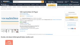 
                            11. VDI nachrichten E-Paper: Amazon.de: Apps für Android