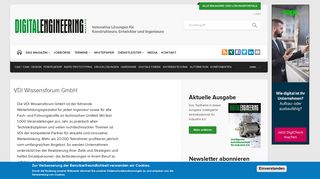 
                            12. VDI Wissensforum GmbH | Digital Engineering Magazin