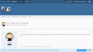 
                            8. Vdr-Plugin Live: passwort? - yaVDR - VDR Portal
