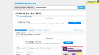 
                            13. veaclub.com.pe at WI. VeaClub :: Login - Website Informer