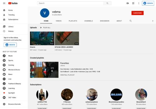 
                            6. vebma - YouTube