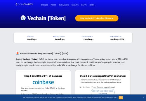 
                            6. Vechain [Token] | Coin Clarity