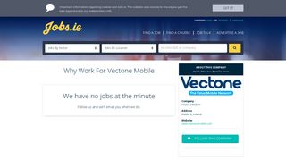 
                            10. Vectone Mobile Careers, Vectone Mobile Jobs in Ireland jobs.ie