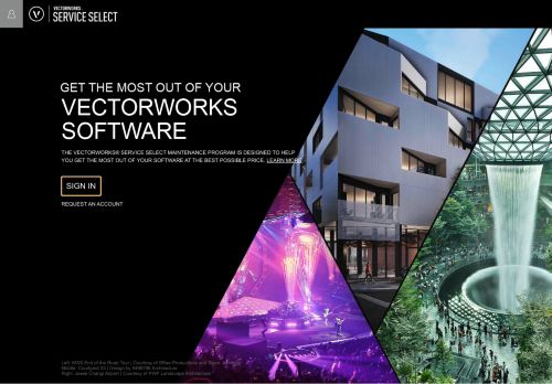 
                            1. Vectorworks Service Select