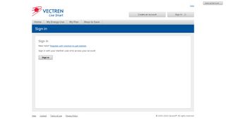 
                            6. Vectren – Login