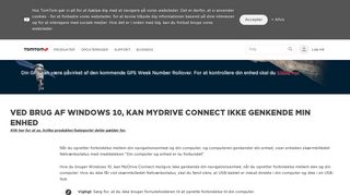 
                            6. Ved brug af Windows 10, kan MyDrive Connect ikke genkende min ...