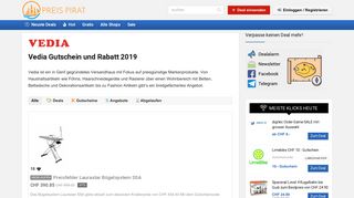 
                            8. Vedia Gutschein und Rabatt 2018 - Preispirat