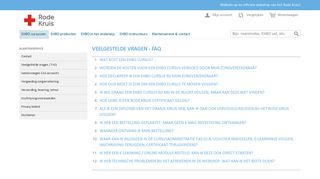 
                            4. Veelgestelde vragen / FAQ — EHBO webshop Rode Kruis