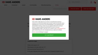 
                            4. Veelgestelde vragen - Hans Anders