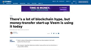 
                            9. Veem: Start-up uses blockchain - CNBC.com