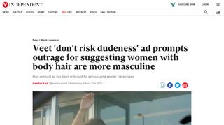 
                            12. Veet 'don't risk dudeness' ad prompts outrage for ...